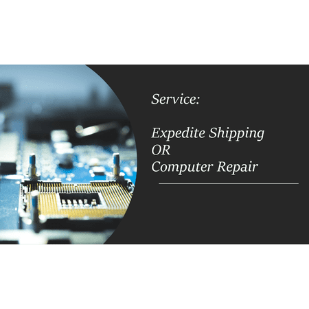 Expedite shipping and Computer Repair Service