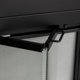 Pleasant Hearth Grandes Portes De Foyer En Noir Minuit Filmore De Style Armoire En Verre Trempe Fume