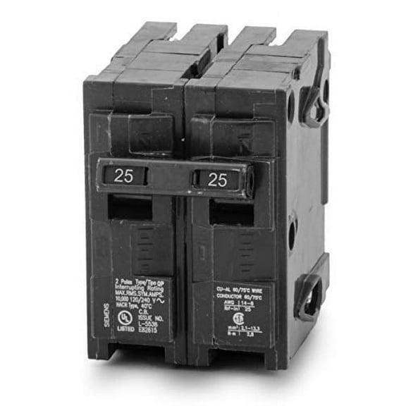 Siemens Q225 2 pole 25a Plug-in 240v breaker Q225