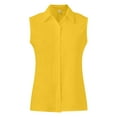 thumbnail image 5 of Women Sleeveless Button Down Shirts Chiffon for Work and Casual Occasions, 5 of 7