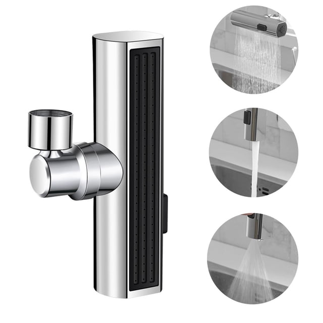 Kitchen Faucet Head Replacement 3 Function Kitchen Faucet Sprayer Head 360° Swivel Anti Faucet Spray Nozzle M22 Female Thread Spray Head For Kitchen Faucet Spray Head for Kitchen Faucet