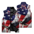 thumbnail image 5 of Chaqueta sin mangas para hombre 2024 con estampado de águila en 3D, chaqueta de invierno para hombre, cortavientos, chaqueta cálida para deportes al aire libre y ciclismo para hombre, 5 of 5