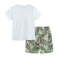 thumbnail image 6 of DAETIROS Boys Outfit Sets-Comfy Cotton Fashion Graphic Short Sleeve Top and Shorts Boys Summer Clothes White Size 7 Years, 6 of 6