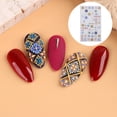 thumbnail image 3 of Pegatinas de uñas en relieve Colcomx 5D Calcomanía tallada Decoración de uñas autoadhesiva 5D-K145, 3 of 7