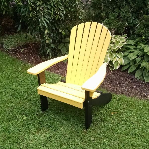 Poly fan 2024 back adirondack chair