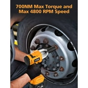Brushless Impact Wrench 1/2 Inch Cordless Impact Wrench,Max Torque 700N.m