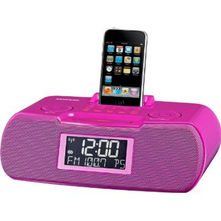 FM-RBDS / AM / Aux-in Digital Tuning Atomic Clock Radio with iPod