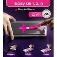 thumbnail image 2 of Protector de pantalla de cristal templado Defenslim para iPhone 14 Pro, 2 of 9