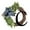 C, variant on Monogram Initial Letter Wreaths for Front Door with Striped Linen Bow,Last Name Front Door Wreath with 26 Letter Welcome Sign,Fake Green Grass Farmhouse Rustic Door Decor Spring Summer Green Wreath