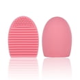 thumbnail image 4 of FELTECHELECTR Limpiador de silicona para brochas de maquillaje, herramienta para lavar brochas cosméticas (rosa), 4 of 6
