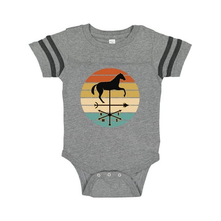 

Inktastic Horse Weather Vane Gift Weathervane Gift Baby Boy or Baby Girl Bodysuit