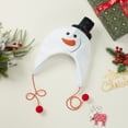 thumbnail image 4 of Christmas Novelty Party Hats Santa Snowman Elk Xmas Funny Fancy Headwear Costume for Kids Photo Props Party Accessories, 4 of 7