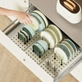 thumbnail image 4 of Kitchen Sink Rack Retractable Stainless Steel Dish Drain Rack Organizer, 4 of 9