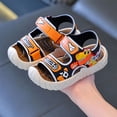 thumbnail image 2 of Karoyedx Sandals for Teen Boys Kids Boys Summer Sports Sandals Hiking Beach Outdoor Open toe Sports Sandals for Kids Orange Size,13.5, 2 of 8