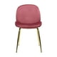 thumbnail image 3 of Set de 4 Sillas Vanguardista Mundo In Treviso Velvet Rosa, 3 of 9