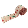 thumbnail image 4 of Coxeer Christmas Ribbon Burlap Vintage Festival Plaid DIY Wrapping Ribbon Craft Ribbon, 4 of 6