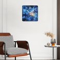thumbnail image 3 of 10 Inch Wall Clock Battery Operated Silent Clock Decorative for Office, Kitchen, Outdoor, Living Room，Space Sky Mathematical formulas Painting, 3 of 4