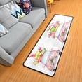 thumbnail image 3 of SKYSONIC 2'X6' Xmas Pink Cars Gifts Runner Rug with Rubber Backing, Merry Christmas Non Slip Entryway Rug Runner Washable Soft Area Rug Carpet for Hallway Bedroom Kitchen Decor, 3 of 6
