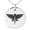 Silver, variant on Stainless Steel Zeus Greek God of Sky Engraved Small Medallion Circle Charm Pendant Necklace