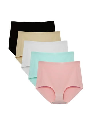 B2Body Women's Seamless High Waisted Brief Panty Underwear Pack Of Four  0903 (4XL)