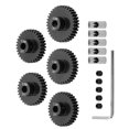 thumbnail image 2 of 0,8 M Motor Gear Set para 1/10 RC Rigs Crawler Axial Capra F9 SCX10 III AR45P Eje Piezas de Actualización 31T + 32T + 33T + 34T + 35T, 2 of 5