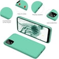 thumbnail image 4 of HAHDAXIA for Pixel 4 XL Case 6.3 inch (2019), Liquid Silicone Slim Design with Camera and Screen Protection Microfiber Lining, Silicone Case for Google Pixel 4 XL Case (Mint), 4 of 7