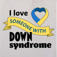 thumbnail image 4 of Inktastic I Love Someone with Down Syndrome Tote Bag, 4 of 4