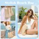 thumbnail image 2 of Miss Fong Bolsa De Playa Bolsas De Playa Para Mujer Bolsa De Paja Bolsa De Playa Bolsa De Playa De Paja Con Bolsillo Interior Con Cremallera Y Asa De Cuero, 2 of 5