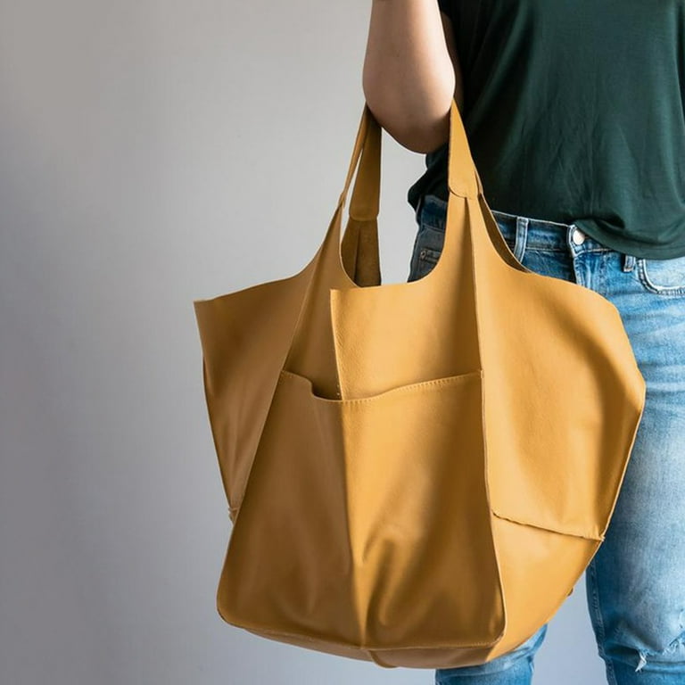 Wholesale faux leather tote bags cheap