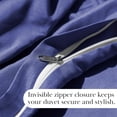 thumbnail image 4 of Neutral Solid Color 3-Piece Duvet Cover Set by Southshore Fine Linens, 4 of 8