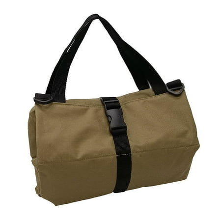 

Working Tool Bag with Zippers and Handle Multipurpose Tool Roll Up Bags for Cat Workshop Garage Hanging Tool for Carrier Tote Pouch Organizer