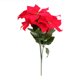 thumbnail image 1 of 1 ramo de flores de decoración de Navidad de Poinsettia de simulación para fiesta, 1 of 5