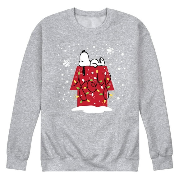 Peanuts - Snoopy Joy - Men's Crew Neck Fleece Pullover