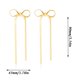 thumbnail image 2 of Fiudx Ofertas De La Semana Pendientes De Lazo Para Mujer Pendientes De Cadena De Borla Larga De Moda Y Elegantes Para Mujer, 2 of 2