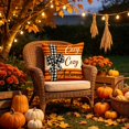 thumbnail image 2 of Fall Pillow Covers for Halloween Fall Decorations Waterproof Sofa Couch Pillow Covers, Square Summer Pillow Covers 18x18 for Farmhouse, Thanksgiving Fall Pumpkin Decorative Throw Pillow Covers, 2 of 6