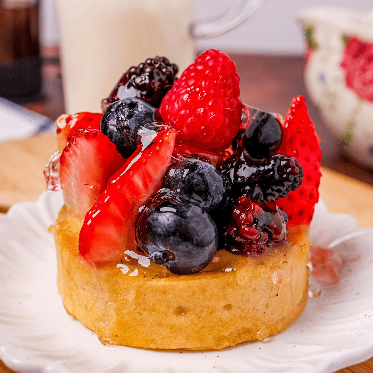 Bonne Maman Baked Tartlets - 3 Flavors - 1 Each: Chocolate Caramel, Raspberry, Lemon (4.41-4.76 oz) + MerlinsMart Zine