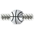 thumbnail image 2 of Bling Jewelry Womens  Sports Basketball Charm Bead Sterling Silver, 2 of 4