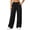 Black, variant on Zynoxe Womens Corduroy Pants Fall Warm Comfortable Elastic Waist Wide Leg Pants Casual Straight Relaxed Plus Size Sweatpants with Pockets Beige S