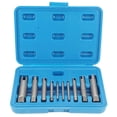 thumbnail image 1 of Grifos de cabeza rota de acero Juego de extractor de tornillos pelados Juego de extractor de grifos(#C 656g/23.1oz (juego de diez piezas)), 1 of 5