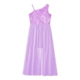 thumbnail image 6 of CHICTRY Kids Girls Chiffon Allover Shiny Sequins Party Dress Sleeveless Birthday Party Proms Ball Gown Flower Girls Dress Lavender 10, 6 of 7