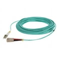 thumbnail image 2 of AddOn 50m LC to SC OM4 Aqua Patch Cable - patch cable - 164 ft - aqua, 2 of 7