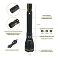 thumbnail image 2 of Swiss Tech Erhellen 20, 20000 Lumen Rechargeable LED Flashlight with USB-C, IP67, 2 of 12
