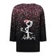 thumbnail image 4 of Fiudx Ofertas de La Semana Camiseta Holgada de Manga 3/4 con Cuello En V y Estampado Navideño Informal a La Moda para Mujer, 4 of 5