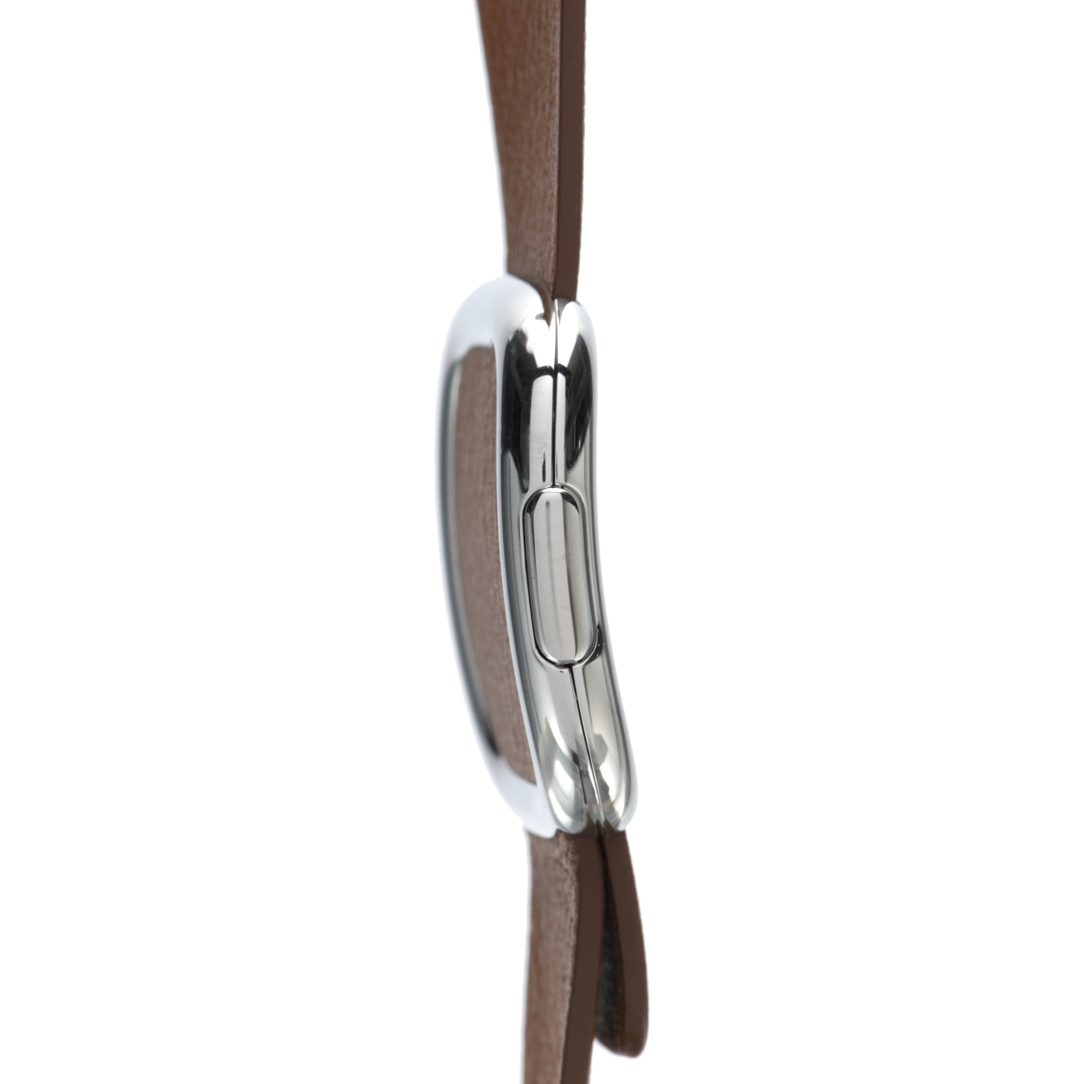 Authentic Saddle Brown Modern Buckle Apple Watch Brown Leather Apple Watch Band | Barton Watch Bands main image 3
