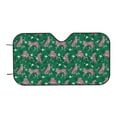 thumbnail image 7 of Haiem Tropical Leopard Car Windshield Sun Shade - Blocks UV Rays Sun Visor Protector, Sunshade to Keep Your Vehicle Cool, Universal Fit SUV Van Sedan-Small, 7 of 7