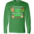 thumbnail image 3 of Inktastic Christmas Cookies Make Everything Better Long Sleeve T-Shirt, 3 of 5