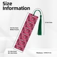 thumbnail image 3 of Kdxio Geometry Print Metal Tassel Bookmarks,Perfect Gift for Art Lovers and Bookworms Metal Bookmarks for Women, 3 of 8