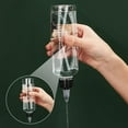 thumbnail image 3 of 8 Pack 8oz Large Transparent Plastic Dispensing Bottle with Twist Cap and Graduated Measurement for Liquids Inks Oils Arts and Crafts DIY DIY, 3 of 9