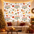 thumbnail image 3 of Sweater Weather Text with Mugs and Maple Leaves, Cozy Illustration for Cozy Decor Fans, Graphic Wall Art, Housewarming Gift, Tapestry Wall Hanging for Kitchen and Dorm, 3 of 7