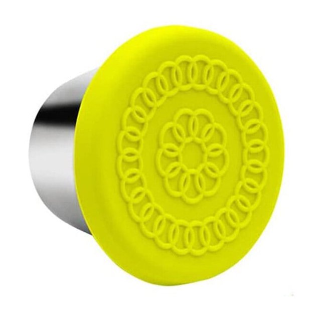 Wide Steel Cup And Practical Multi-functional Salad Dressing Seal Steel Condiment Containers Well,Convenient And Salad Cups Application Well Yellow lid
